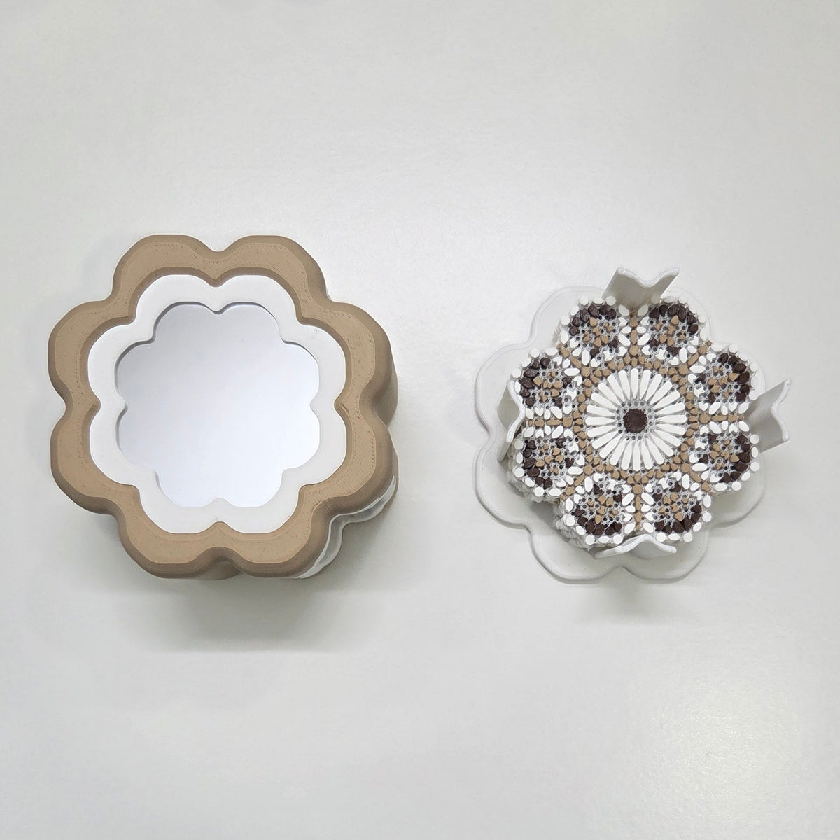 Set of 12 Coasters – Zellige Effect 