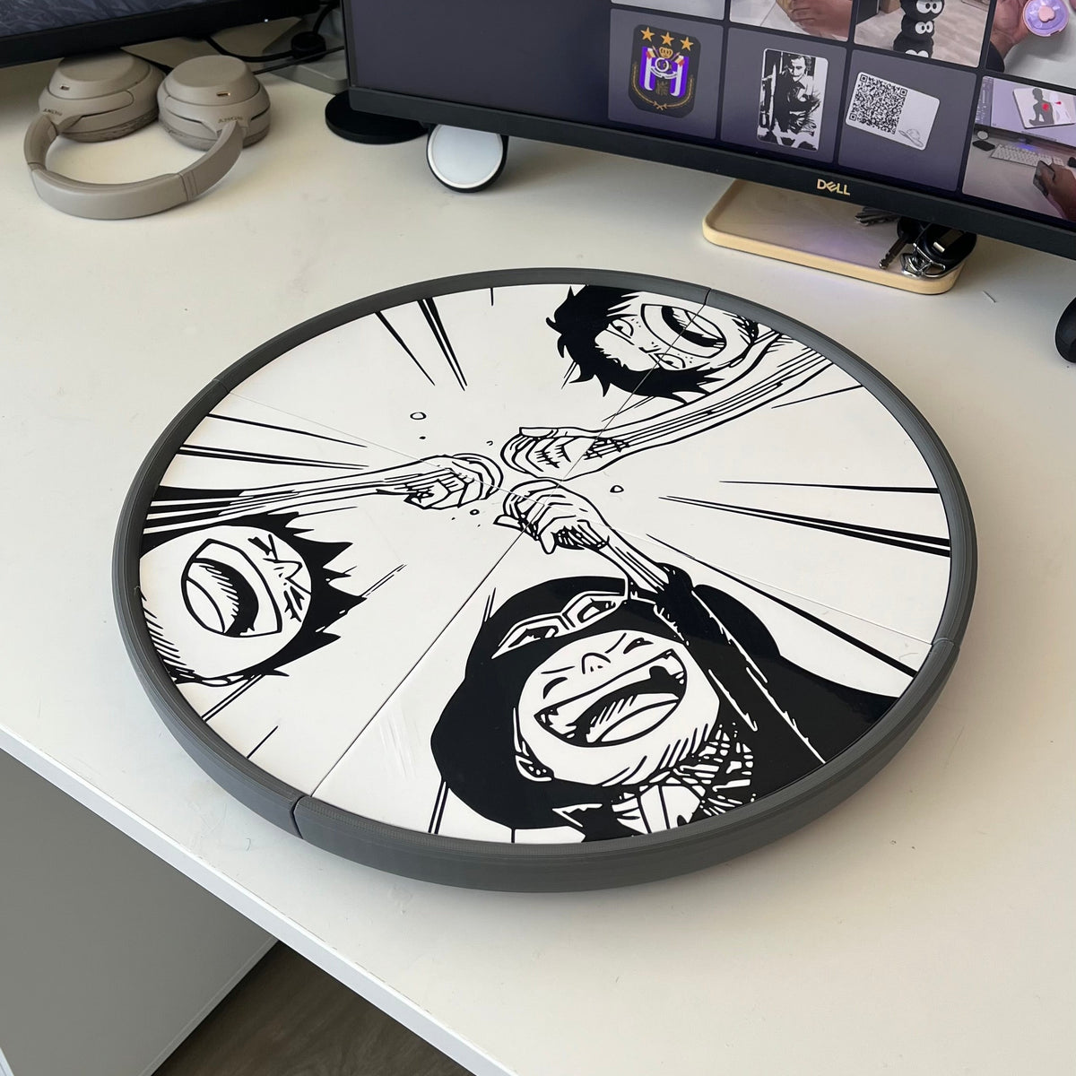 Pre-order: Luffy, Ace & Sabo Magnetic Coffee Table — One Piece